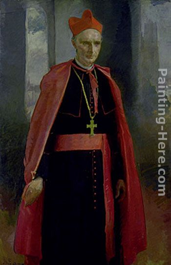 Cardinal Mercier painting - Cecilia Beaux Cardinal Mercier art painting